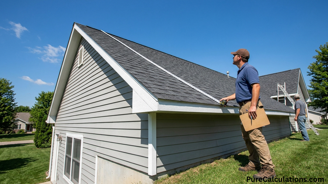 how do i calculate square footage of a roof